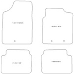 Hyundai i10 Car Mats with Eyelet